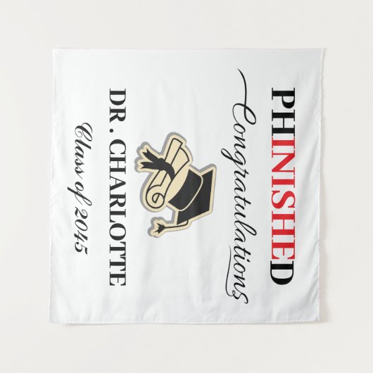 Promotiefeest Wandkleed (Voorkant (horizontaal))