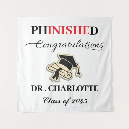 Promotiefeest Wandkleed (Voorkant)