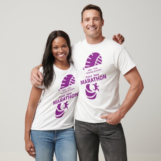Promotiefevenement voor liefdadigheidsmarathon: T- T-shirt (Unisex)