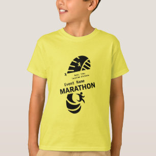 Promotiefevenement voor liefdadigheidsmarathon: T- T-shirt