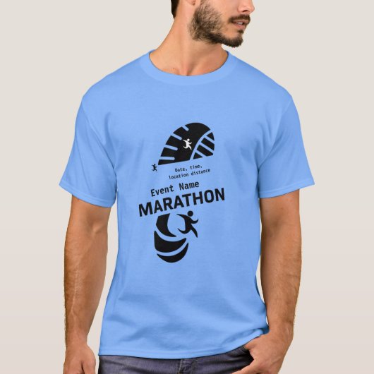 Promotiefevenement voor liefdadigheidsmarathon: T- T-shirt (Voorkant)