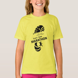 Promotiefevenement voor liefdadigheidsmarathon: T- T-shirt