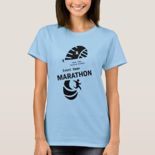Promotiefevenement voor liefdadigheidsmarathon: T- T-shirt