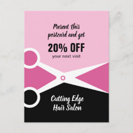 Promotiehair Salon Briefkaart