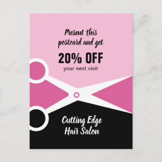 Promotiehair Salon Briefkaart