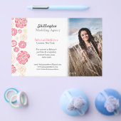 PromotieKaart van de Foto van de Stilist van de Flyer (Enkel)