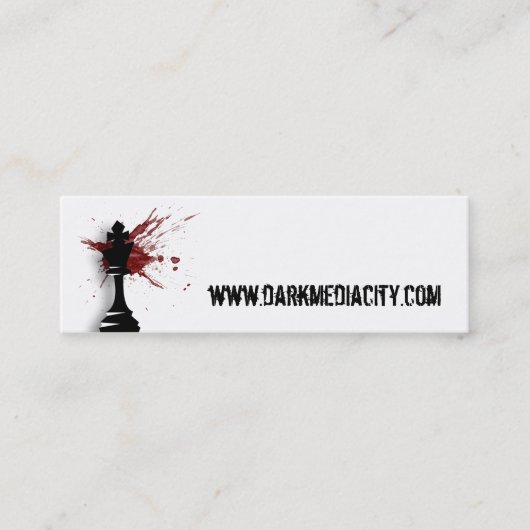 Promotiekaarten Mini Visitekaartje (Voorkant)