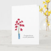 Promotiekaarten, schattige rode bloemen kaart (Gele Bloem)