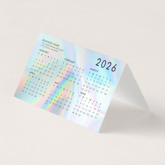 Promotiekalender voor Modern Business 2026 Kaart (Voorkant)