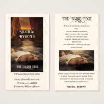 Promotiemateriaal van de auteur Gilded Edge Profie