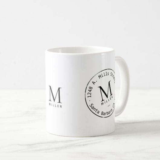 promotiemonogram koffiemok (Voorkant rechts)