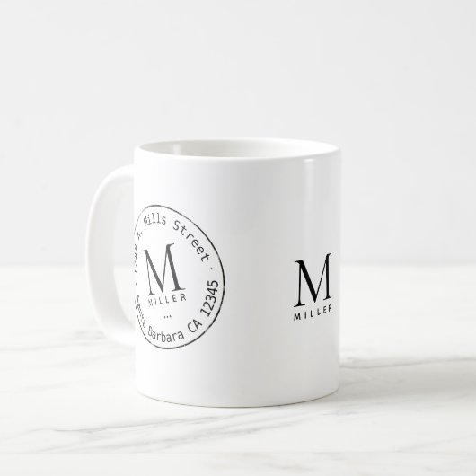promotiemonogram koffiemok (Voorkant links)