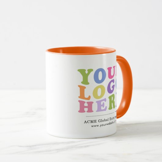 Promotieobjecten Geen minimum, voeg je Logo-Mok to Mok (Voorkant rechts)