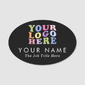 Promotieobjecten Geen minimum Voeg je Logo-naam to Naamplaatje (Voorkant)