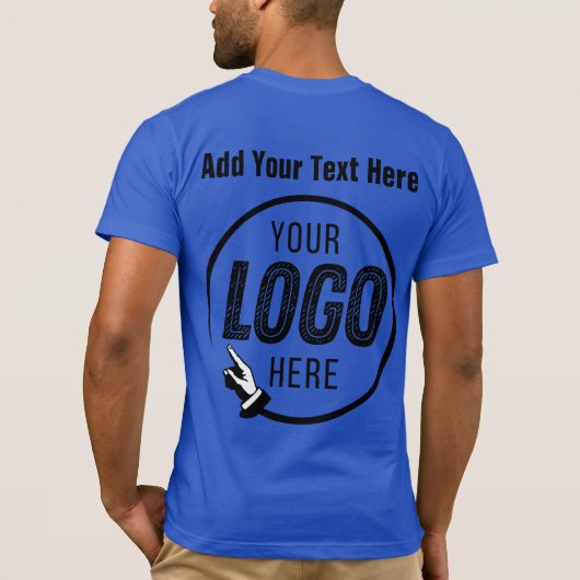Promotieobjecten voor Business Logo Photo Afbeeldi T-shirt (Achterkant)