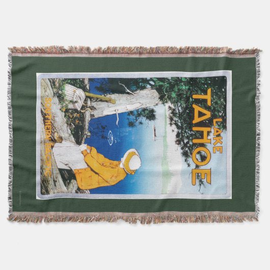 Promotieposter meer op het Tahoe-meer, CA Deken (Voorkant)