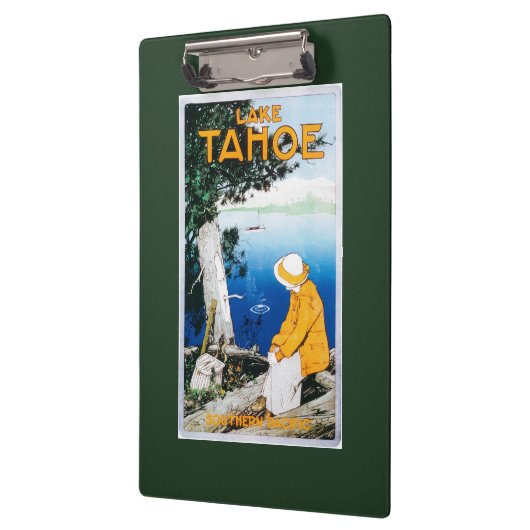 Promotieposter meer op het Tahoe-meer, CA Klembord (Links)