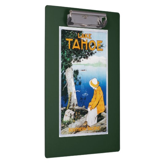 Promotieposter meer op het Tahoe-meer, CA Klembord (Rechts)