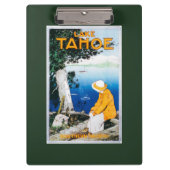 Promotieposter meer op het Tahoe-meer, CA Klembord (Voorkant)