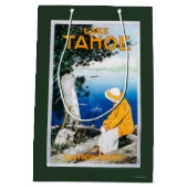 Promotieposter meer op het Tahoe-meer, CA Medium Cadeauzakje (Achterkant)
