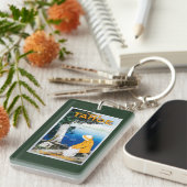 Promotieposter meer op het Tahoe-meer, CA Sleutelhanger (Voorkant Rechts)