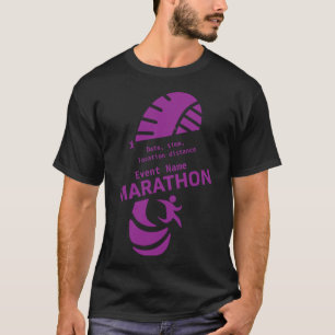 Promotieprogramma voor liefdadigheidsmarathon t-shirt