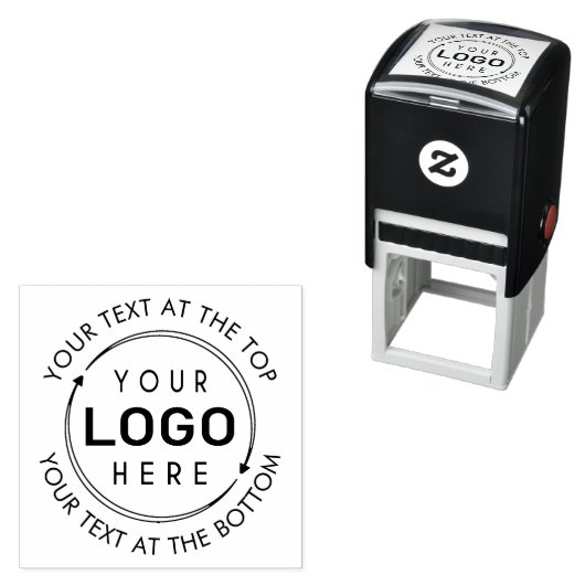 Promotieronde Aangepaste Logo Zelfinktende Stempel (In situ)