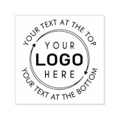 Promotieronde Aangepaste Logo Zelfinktende Stempel (Design)