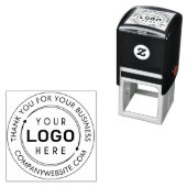 Promotieronde Custom Logo Bedankt Zelfinktende Stempel (In situ)