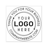 Promotieronde Custom Logo Bedankt Zelfinktende Stempel (Design)