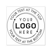 Promotieronde Custom Logo Circle Lijst Zelfinktende Stempel (Design)