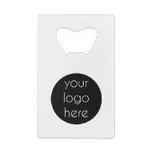 Promotieven van de klant van het bedrijf van de Lo Creditkaart Flessenopener (Achterkant)