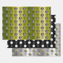 Promotion Congratulations Custom Message Gift Inpakpapier Vel