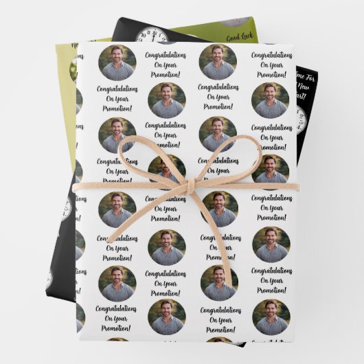 Promotion Congratulations Custom Message Gift Inpakpapier Vel (In situ)