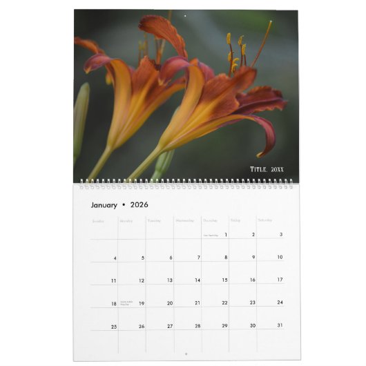 Promotional Art Calendar van ARTIST Kalender (Jan 2026)