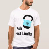 Promotional Athlete Kettlebell Push Past Limits T-shirt (Voorkant)
