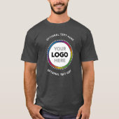 Promotional Business T-Shirt - Logo and Text (Voorkant)