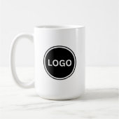 Promotional Company Logo Simple Business Koffiemok (Links)