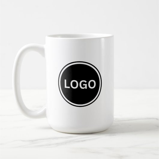 Promotional Company Logo Simple Business Koffiemok (Links)