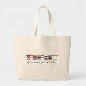 Promotional  grote tote bag (Voorkant)