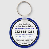 Promotional Keychain with LOGO, QR CODE or PHOTO (Voorkant)