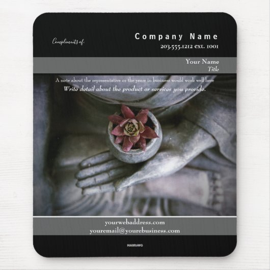 Promotional Mousepad Lily Pods Theme - HAMbyWG Muismat (Voorkant)