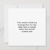 Promotional QR code (editable) plus Logo Pattern Bedankkaart (Achterkant)