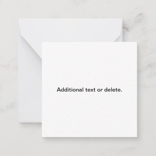 Promotional QR code (editable) plus Logo Pattern Notitiekaartje (Achterkant)