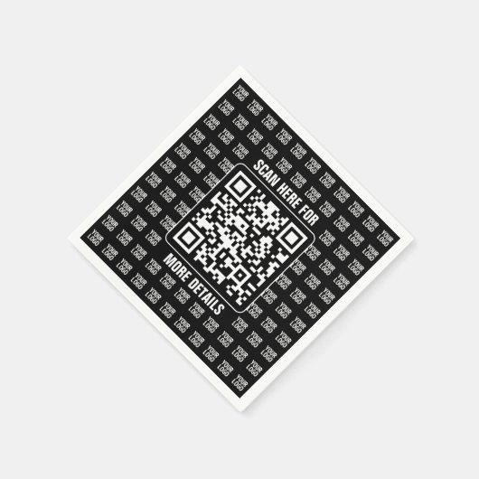 Promotional QR code (editable) plus Logo Pattern Servet (Hoek)