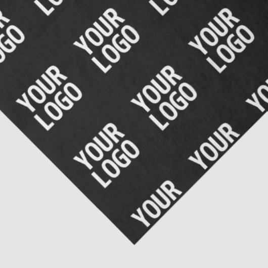 Promotional QR code (editable) plus Logo Pattern Tissuepapier (Detail)