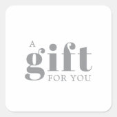 Promotional Salon Business Gift Vierkante Sticker (Voorkant)