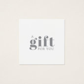 Promotional Salon Business Gift Vierkante Visitekaartjes (Voorkant)