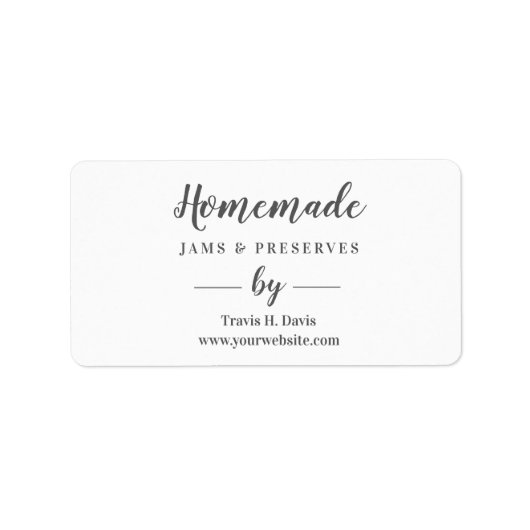 Promotional Small Honey Business  Etiket (Voorkant)