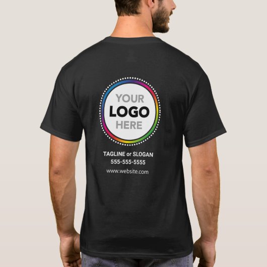 Promotional T-Shirt with Front and Back Logo (Achterkant)